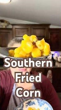 Golden, buttery fried corn just like Grandma used to make 🌽