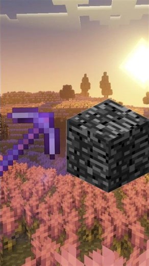 Netherite picaxe vs all blocks #shorts #minecraft