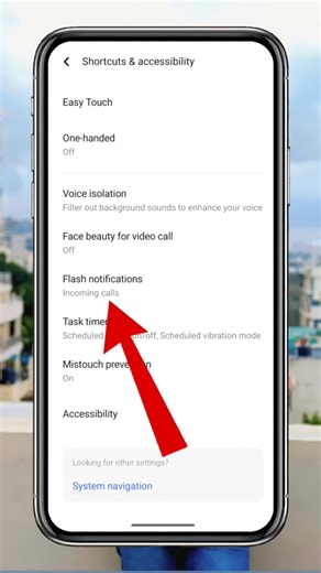 Vivo Phone Me Flash Light Notification Kaise Lagaye | Incoming Call Flash Alert Setting 2025 #shorts