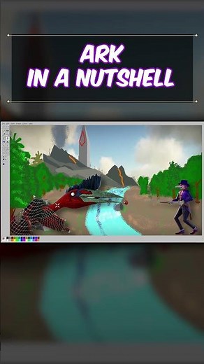ARK Taming in a Nutshell #100days #arksurvivalevolved #crowmeda100days