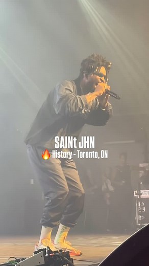 Live Nation Concerts on Instagram: "SAINt JHN just wrapped the final night of FEStIVAL SEASON in Toronto last night! The crowd at History brought all the energy for an unforgettable close to the tour."