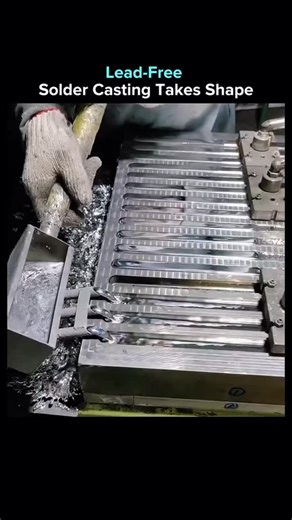 science and technology | Lead-free solder casting is one of those behind-the-scenes processes that quietly powers our entire modern world. It may look simple at... | Instagram