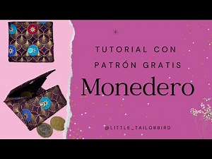 Aprende a hacer un monedero + Patrón GRATIS 🧵✨ DIY