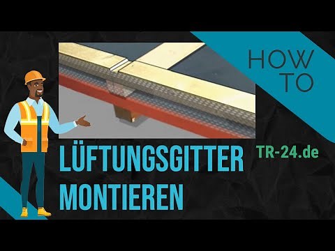 Lüftungsgitter an der Traufe anbringen - Keine Schäden durch fehlende Belüftung - so gehts richtig!