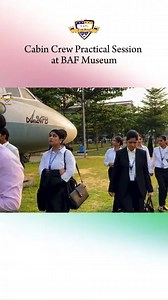 Practical session at Bangladesh Air Force Museum | Cabin Crew/ Air-hostess Course under Bangladesh Technical Education Board