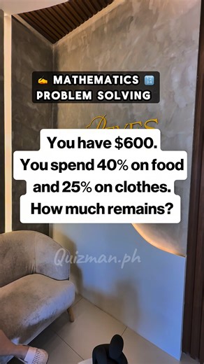 2.3K views · 25 comments | Math Quiz 33409 #mathematics #LETExam2025 #civilserviceexam #civilservice #learning #maths #fblifestyle | 횀횞횒횣횖횊횗.횙횑 ퟸ.ퟶ | Facebook