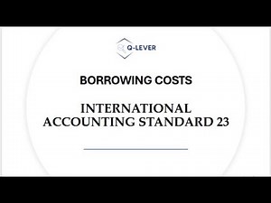 IAS 23 - Borrowing Costs