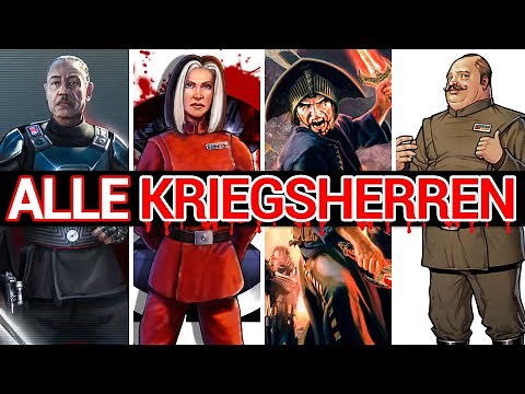 Alle IMPERIALEN KRIEGSHERREN der STAR WARS GALAXIS