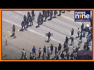 Protesters Clash With ICE During Federal Raid At California Marijuana Farms | News9