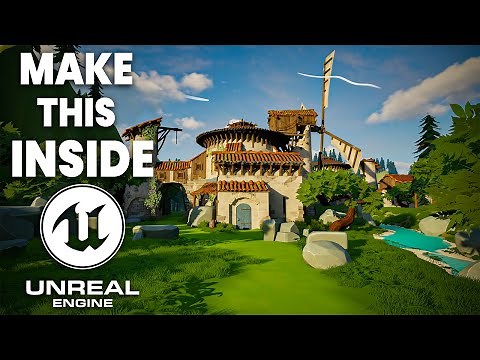 Unreal Engine 5 Beginner Tutorial - Stylized Environment