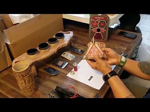 Sith Holocron with RARE Black Kyber Crystal