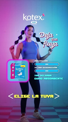 ¡Es momento de comenzar tu NUEVA ERA Kotex®! Kotex® MAXI, Kotex® Nocturna, Kotex® Regular o Kotex® Slim. ¡Elige la tuya y deja que fluya! Con la PROTECCIÓN SUPERIOR de Kotex® para ti. #NuevaEraKotex #KotexParaTi