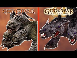 ALL CERBERUS IN GOD OF WAR SAGA • 4K FULL HD