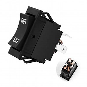 RV Rear Electric Stabilizer Jack Motor for Lippert 113407 352338 138445 178562 162307, fit for Camper Stabilizer Jacks 337199 369774 298707, Replace# K01285-C800 K01285C800 K01531A800 K01531-A800