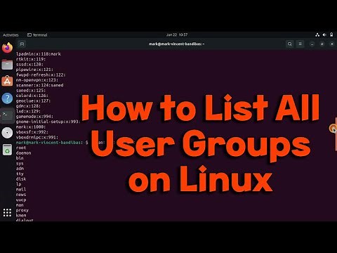 How to List All User Groups on Linux