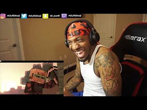 PEWDIEPIE - MINE ALL DAY (Minecraft Music Video)(REACTION!!!)