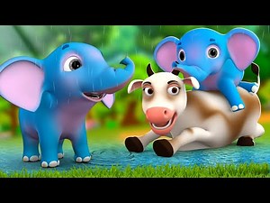 மாடு மற்றும் யானை நட்பு Elephant & Cow's Friendship Story | 3D Animated Tamil Moral Stories JOJO TV