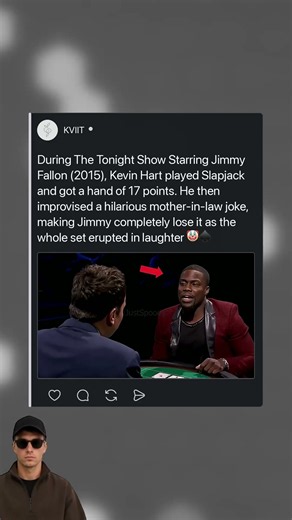 During The Tonight Show Starring Jimmy Fallon (2015), Kevin Hart couldn't stop laughing