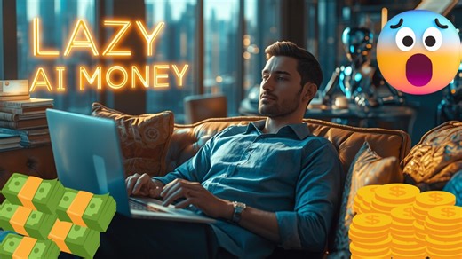 Think Smart: The Laziest Ways to Make Money Online with AI 💰🤖