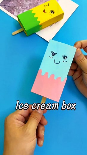 DIY Ice Cream Box Craft for Kids