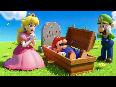 A morte súbita de Mario... Mas Luigi jamais desistirá 💔🔥 História de Super Mario Odyssey