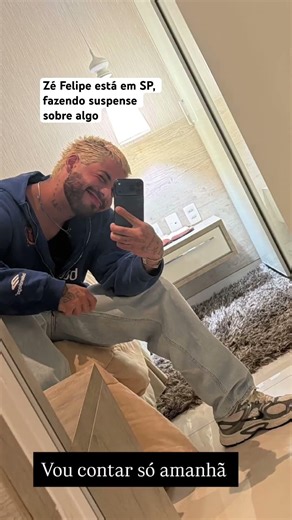 Zé Felipe está em SP, fazendo suspense sobre algo #shorts #zefelipe