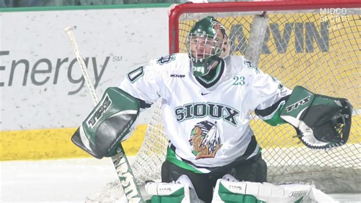 After calling over 200 games during the last nine seasons, tonight was former UND goaltender Jake Brandt's last broadcast as Midco Sports’ lead college hockey analyst. Jake’s positive, detailed commentary and charismatic personality have been staples of our coverage of North Dakota Hockey and the NCHC, and while we’re sad to see him hang up his headset, we know Jake’s making the decision to step back for all the right reasons: to spend more time with his family, to help manage his growing busine