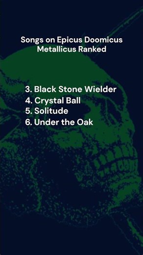 Songs on Candlemass Epicus Doomicus Metallicus Ranked #metal #doommetal #epicdoommetal #candlemass