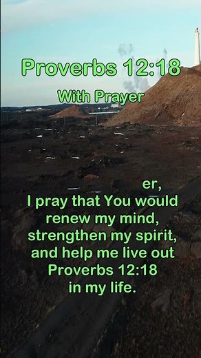 Proverbs 12:18 With Prayer.