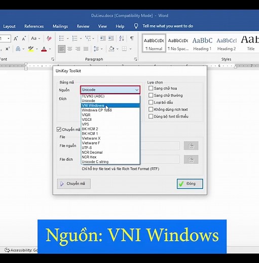 Sửa lỗi phông chữ trong word với Unikey #sualoifont #sualoiphongchu #thuthuatword #thuthuattinhoc #huongdanword #tinhocvanphong #tinhoccoban