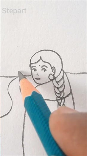 From Number 2 to Beautiful Woman Drawing | Easy Creative Art ✨