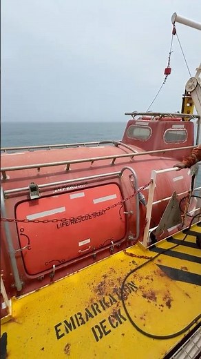 Inside Ship Life Boat explained 🚨 Emergency me kaise kaam aati hai? #ship #sea #shiplife #minivlog