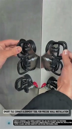 Smart Tile Corner Alignment tool for precise wall installation #tools