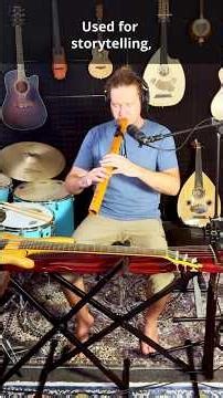 Unconventional Instruments, Unlimited Sound #Guqin #NativeAmericanFlute #LiveLooping #Shorts