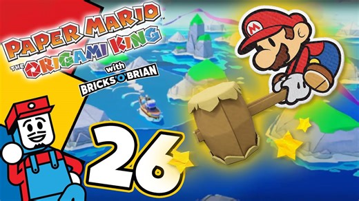 Islands of the ocean voyage! - Paper Mario Origami King with Bricks 'O' Brian