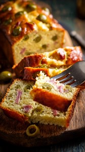Le Cake Savoureux Olives & Jambon (Super Moelleux !) 🍞🫒🧀❤️ La recette compléte dans le premier commentaire 💬 | Un jour Une recette