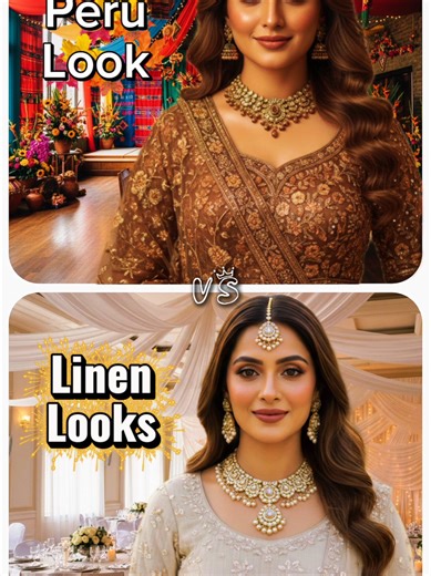 Peru vs Linen Look: A Bridal Fashion Comparison
