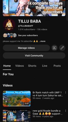 finally guys 1K subscribers complete thank you for all subscribers 🙏✅