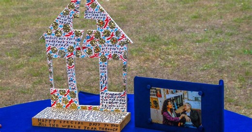 Appraisal: 1993 Howard Finster Mixed-media Artwork