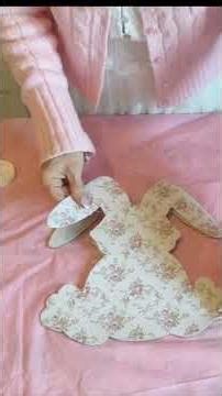 DIY Dollar Tree Shabby Chic bunny 🐰🌸