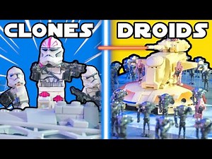 I Built Clone Wars BATTLES in LEGO...