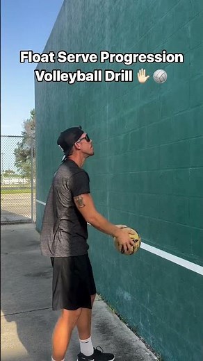 Master your float serve with these volleyball drills ✋🏻🏐💨