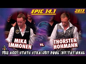 Straight Pool - MIKA IMMONEN vs THORSTEN HOHMANN - 2013 Make It Happen Straight Pool Invitational