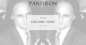 Grigore Vieru Biography | Pantheon