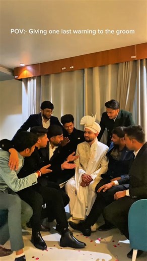 The Weddings Route | Last warning of freedom… officially getting promoted to husband 😎💍 Groom - @sanghvi_ji2301 #groom #WeddingReels #weddingwarning... | Instagram