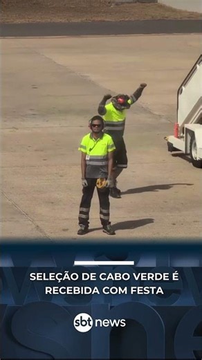 Seleção de Cabo Verde é recebida com festa | #sbtnews