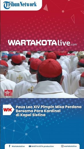 Misa Perdana Paus Leo XIV Bersama Para Kardinal di Kapel Sistina, Vatikan