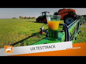Anhängefeldspritze UX auf der Holperstrecke / Testtrack