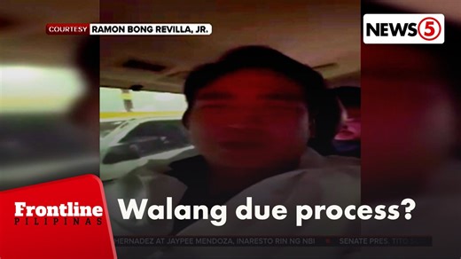 #FrontlinePilipinas | Inihayag ni dating senador Bong Revilla na mukhang hindi nasunod ang due process sa paglabas ng kanyang arrest warrant. | via Bryan Castillo For more videos, visit us at www.news5.com.ph. | News5