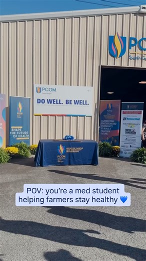 Offering the health support our farmers need 💙 A quick behind-the-scenes at PCOM South Georgia’s week at the @sunbeltagexpo = health screenings, medical simulation demos, real conversations about wellness in agricultural communities, AND cutting the ribbon on the new PCOM South Georgia Rural Health Initiative Building! | PCOM South Georgia